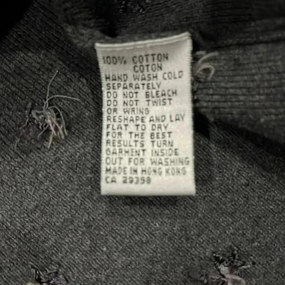 ❤️2/$50❤️[XL]Vintage Rino Rossi Cotton Embellished Floral Gray WMN ButtonSweater - Picture 5 of 5